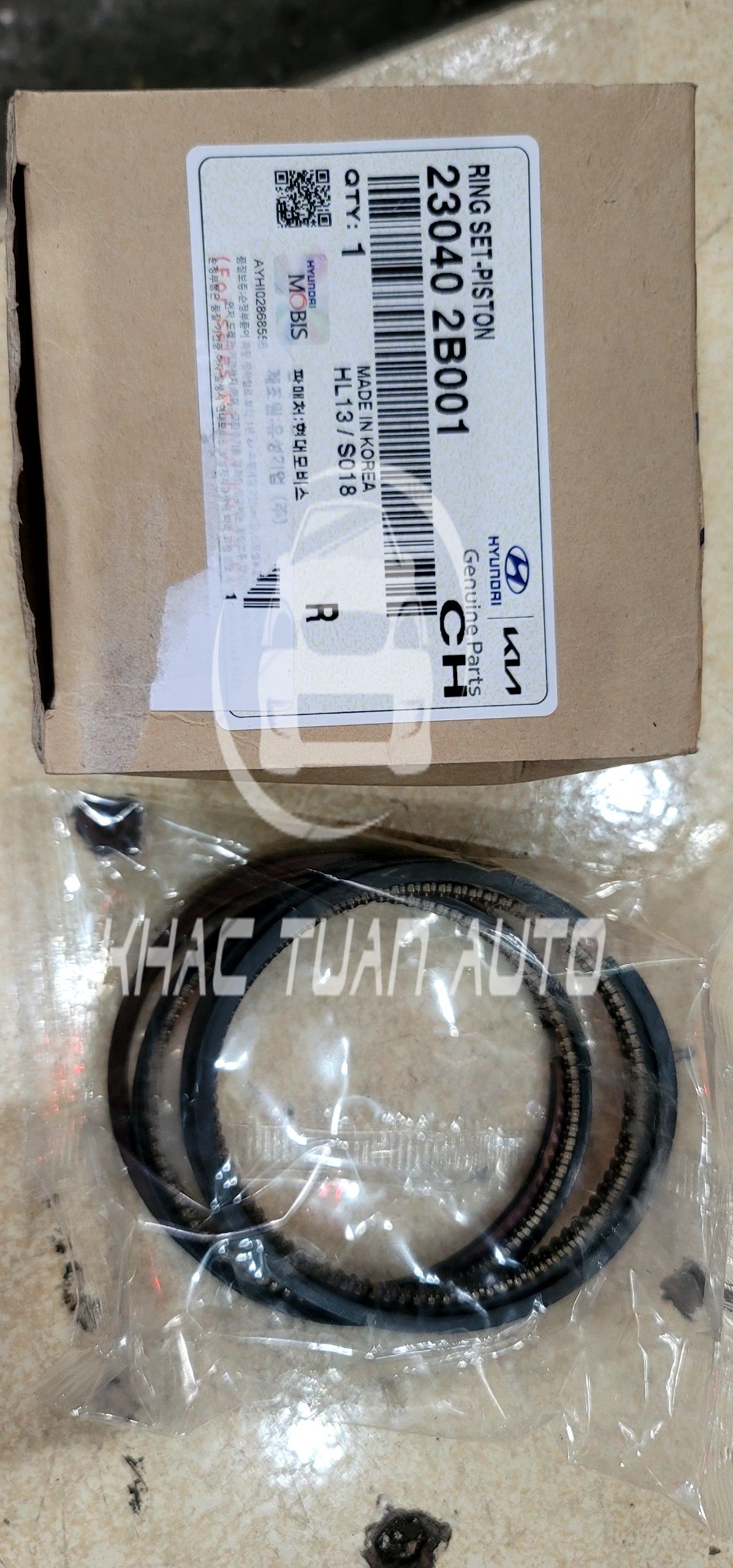 XÉC MĂNG PISTON HUYNDAI I20 RIO ELANTRA 230402B001